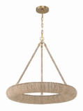 Mid. Chandeliers Ring/Halo by Crystorama ( 60 | OAK-7536-SG Oakley ) 