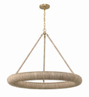 Mid. Chandeliers Ring/Halo by Crystorama ( 60 | OAK-7538-SG Oakley ) 