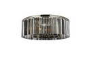 Flush Mounts Drum Shade by Elegant Lighting ( 173 | 1208F43PN-SS/RC Sydney ) 