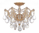 Semi-Flush Mts. Bowl Style by Crystorama ( 60 | 4430-GD-CL-MWP Maria Theresa ) 