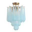 Semi-Flush Mts. Glass Down by Crystorama ( 60 | OLL-6004-AG-BL_CEILING Ollie ) 