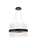 Mini Chandeliers Ring/Halo by Elegant Lighting ( 173 | 3000D20BK Dallas ) 