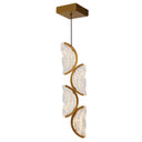 Pendants Glass Down by CWI Lighting ( 401 | 1715P8-4-624 Moon ) 