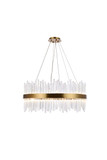 Mid. Chandeliers Drum Shade by Elegant Lighting ( 173 | 3000D32G Dallas ) 