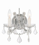 Sconces Double Candle by Crystorama ( 60 | 4472-CH-CL-MWP Maria Theresa ) 