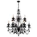 Large Chandeliers Candle by CWI Lighting ( 401 | 5095P32B-9 Keen ) 
