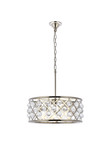 Pendants Drum Shade by Elegant Lighting ( 173 | 1213D20PN/RC Madison ) 