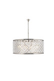 Pendants Drum Shade by Elegant Lighting ( 173 | 1213G43PN/RC Madison ) 