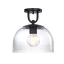 Semi-Flush Mts. Glass Down by Designers Fountain ( 43 | D343M-SF-MB Astra ) 