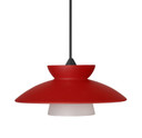Mini Pendants Glass Down by Besa ( 74 | X-271831-BK Besa Trilo 7 Pendant ) 