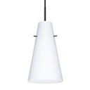 Mini Pendants Glass Down by Besa ( 74 | 1JT-412407-BK Besa Cierro Pendant ) 