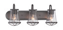 Bathroom Fixtures Three Lights by Designers Fountain ( 43 | 87003-WI Darby ) 