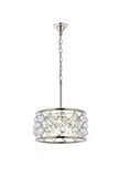 Pendants Drum Shade by Elegant Lighting ( 173 | 1214D16PN/RC Madison ) 