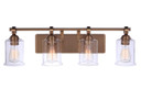 Bathroom Fixtures Four Lights by Craftmade ( 46 | 56404-SB Romero ) 