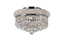 Flush Mounts Drum Shade by CWI Lighting ( 401 | 8001C12C Empire ) 