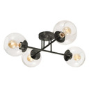 Semi-Flush Mts. Geometric/Linear by AFX Lighting ( 162 | JAMC24MBBK Jamie ) 