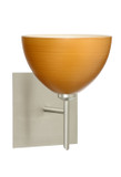 Sconces Single Glass by Besa ( 74 | 1SW-4679OK-SN-SQ Brella ) 