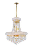 Mini Chandeliers Glass Shade by CWI Lighting ( 401 | 8001P18G Empire ) 