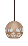 Multi-Systems Line Voltage Pendants by Besa ( 74 | 1TT-ROCKYCP-LED-BR Rocky ) 