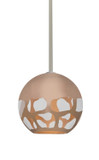 Multi-Systems Line Voltage Pendants by Besa ( 74 | 1TT-ROCKYCP-LED-SN Rocky ) 