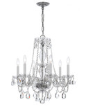 Mini Chandeliers Candle by Crystorama ( 60 | 5086-CH-CL-MWP Traditional Crystal ) 