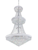 Large Chandeliers Glass Shade by CWI Lighting ( 401 | 8001P42C Empire ) 