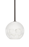 Multi-Systems Line Voltage Pendants by Besa ( 74 | 1TT-ROCKYWH-BR Rocky ) 