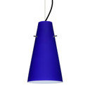 Mini Pendants Glass Down by Besa ( 74 | 1KX-4124CM-LED-BK Besa Cierro Cable Pendant ) 