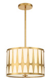 Pendants Drum Shade by Crystorama ( 60 | ROY-803-GA Royston ) 