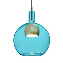 Mini Pendants Glass Down by Besa ( 74 | J-BENJIBLNA-LED-BK Besa Benji Pendant ) 