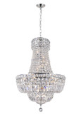 Mid. Chandeliers Glass Down by CWI Lighting ( 401 | 8003P22C Stefania ) 
