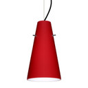 Mini Pendants Glass Down by Besa ( 74 | 1KX-4124RM-LED-BK Besa Cierro Cable Pendant ) 