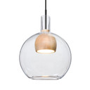 Mini Pendants Glass Down by Besa ( 74 | J-BENJICLNA-LED-BK Besa Benji Pendant ) 