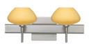 Bathroom Fixtures Two Lights by Besa ( 74 | 2SW-5410VM-SN-SQ Peri ) 