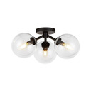 Semi-Flush Mts. Glass Down by Alora ( 452 | SF549315MBCL Cassia ) 