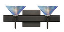Bathroom Fixtures Two Lights by Besa ( 74 | 2SW-550493-BR-SQ Kona ) 