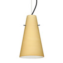 Mini Pendants Glass Down by Besa ( 74 | 1KX-4124VM-BK Besa Cierro Cable Pendant ) 