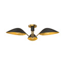 Semi-Flush Mts. Cage by Alora ( 452 | SF550332MBAG Oscar ) 