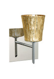 Sconces Single Glass by Besa ( 74 | 1SW-5125GF-CR-SQ Nico ) 