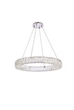 Mid. Chandeliers Glass Down by Elegant Lighting ( 173 | 3503D26C Monroe ) 