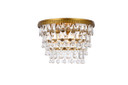 Flush Mounts Glass Down by Elegant Lighting ( 173 | 1219F15BR/RC Nordic ) 