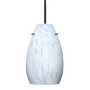 Mini Pendants Glass Down by Besa ( 74 | 1JT-412619-LED-BK Besa Pera 9 Pendant ) 