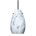 Mini Pendants Glass Down by Besa ( 74 | 1JC-4126MG-BK Besa Pera 9 Pendant ) 