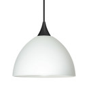 Mini Pendants Glass Down by Besa ( 74 | 1XC-467907-LED-BK Besa Brella Pendant ) 