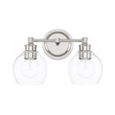 Bathroom Fixtures Two Lights by Capital Lighting ( 65 | 121121PN-426 Mid Century ) 