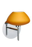 Sconces Single Glass by Besa ( 74 | 1SW-541080-CR Peri ) 