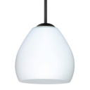 Mini Pendants Glass Down by Besa ( 74 | 1BC-412207-MED-BK Besa Bolla Pendant ) 