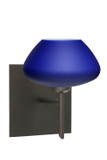Sconces Single Glass by Besa ( 74 | 1SW-541087-BR-SQ Peri ) 