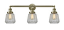 Bathroom Fixtures Three Lights by Innovations ( 405 | 205-AB-G142-LED Franklin Restoration ) 