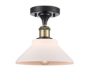 Semi-Flush Mts. Glass Down by Innovations ( 405 | 516-1C-BAB-G131 Ballston ) 